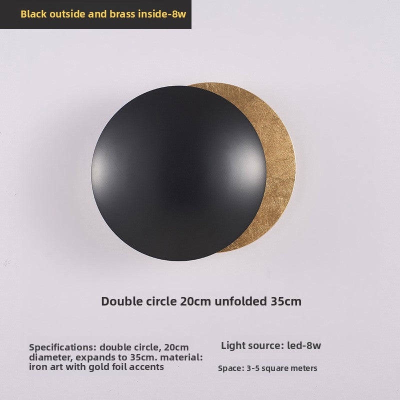 Sculptural Lunar Eclipse Wall Light