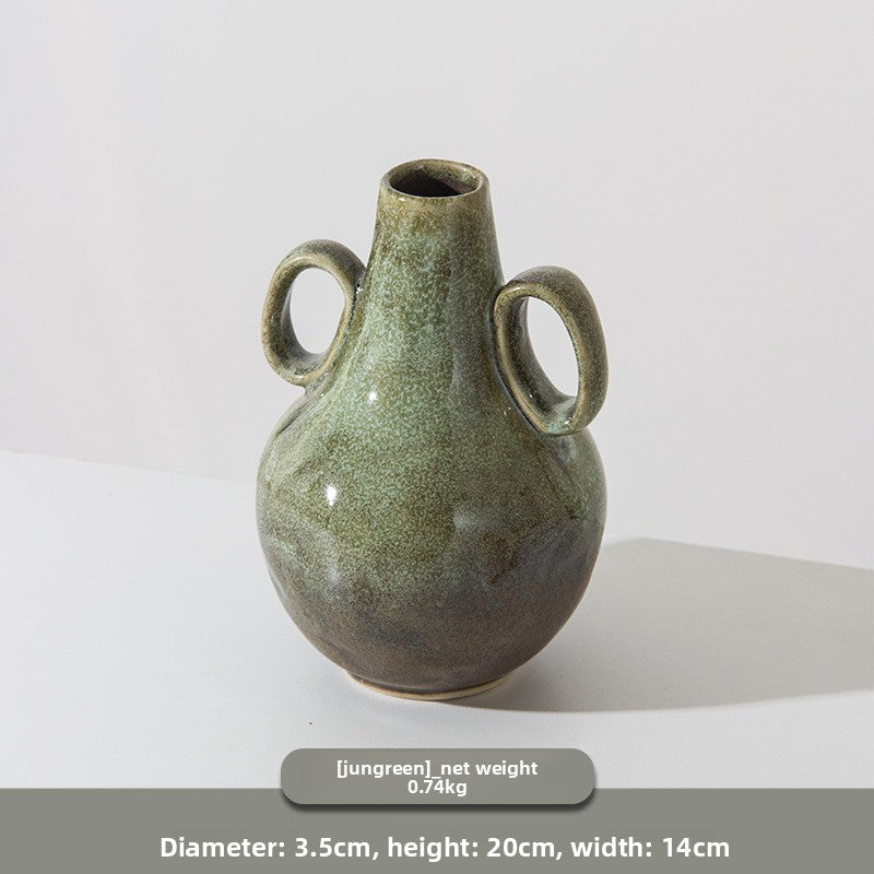 Glazed Ceramic Flower Vase