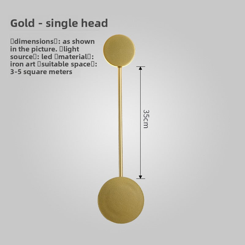 Tall Multi-Head Wall Light