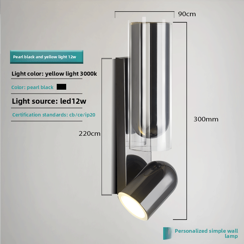 Slim Rotating LED Wall Light