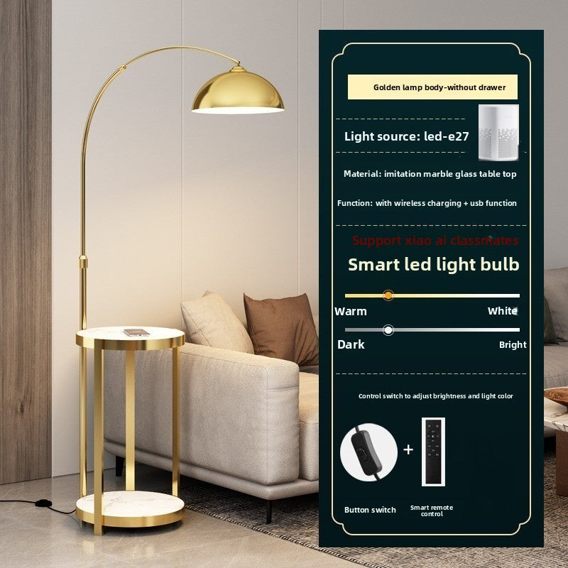 Dimmable Wireless Charging Floor Lamp