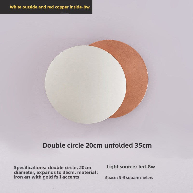 Sculptural Lunar Eclipse Wall Light