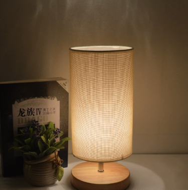 Pleated Linen Shade Table Lamp