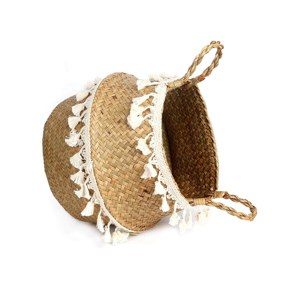 Foldable Woven Flower Pot Basket