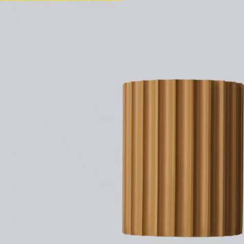 Sculpted Resin LED Wall Light