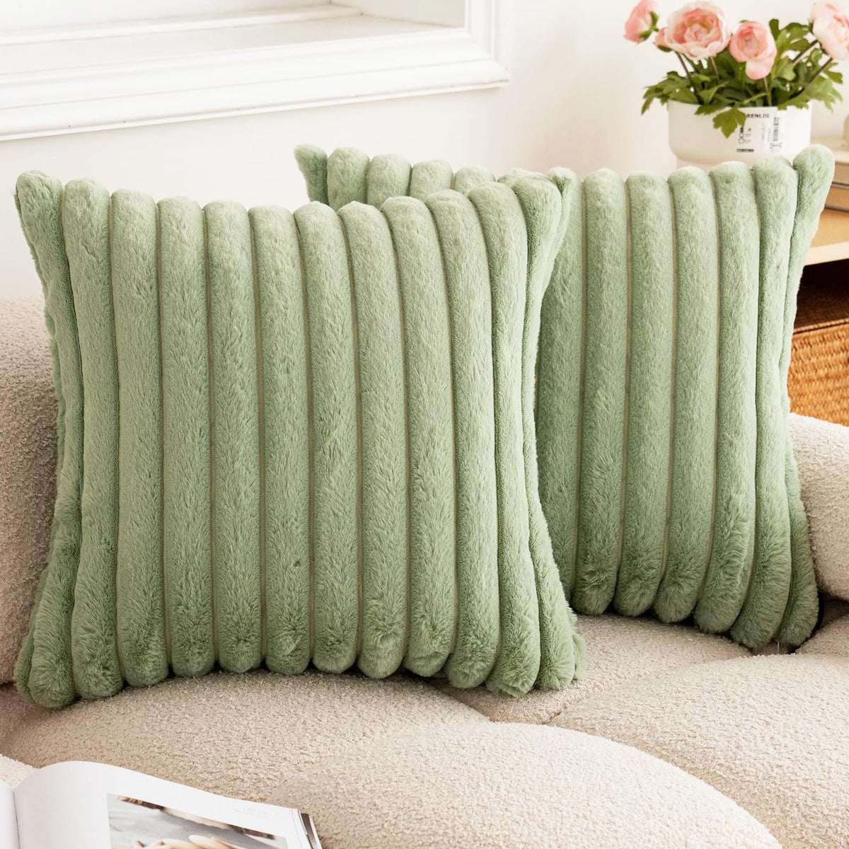 Soft Rectangular Cushion Cover