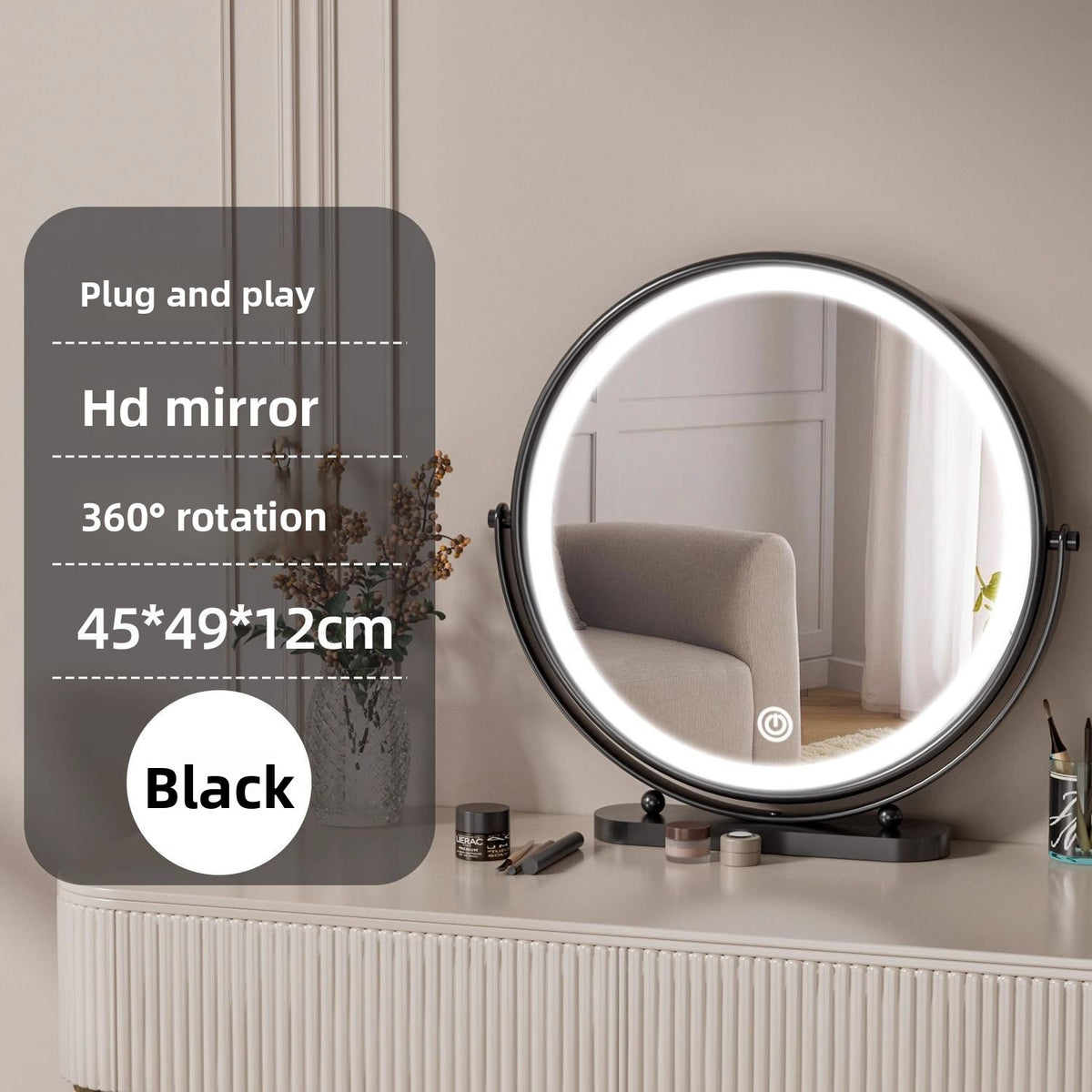 Smart Dimmable LED Vanity Mirror