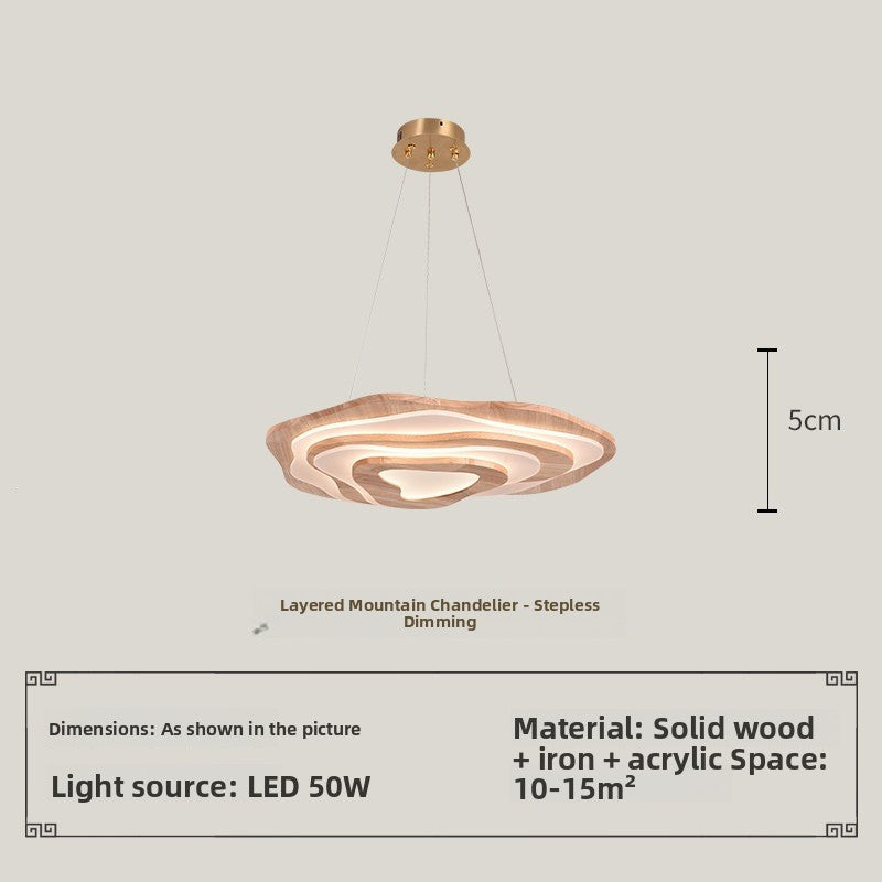 Dimmable Wooden LED Ceiling Light