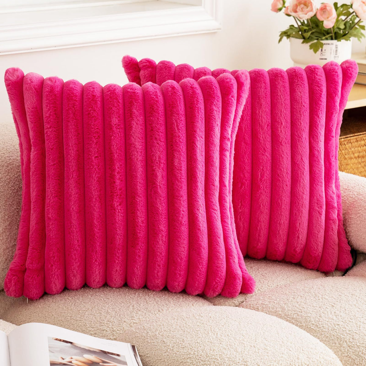 Soft Rectangular Cushion Cover