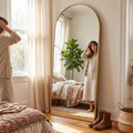 Full-length dressing mirror in a lifestyle setting